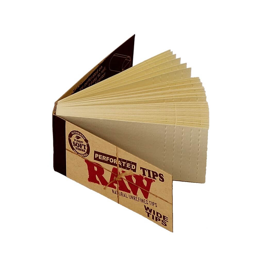 RAW Perforated Wide Tips - 1 Pack
