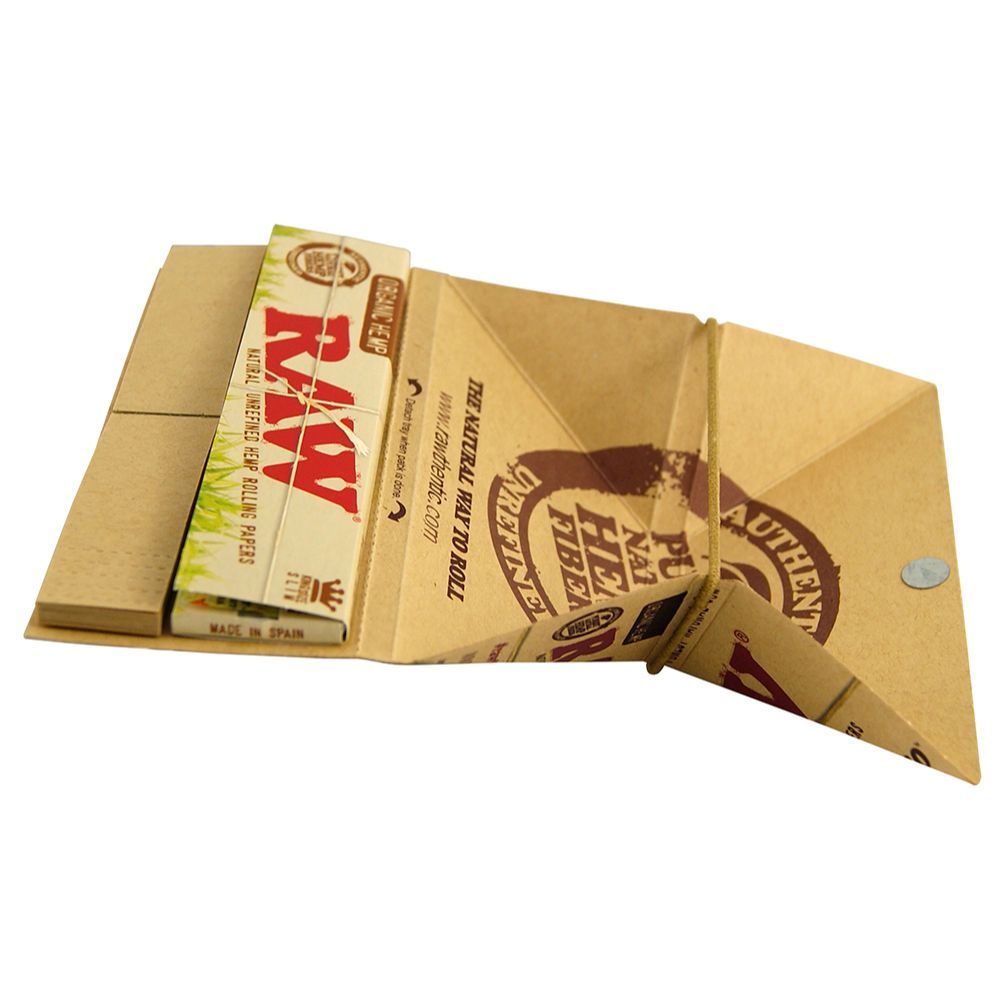 RAW Artesano Kingsize Slim Rolling Papers + Tips + Tray - 1 Pack