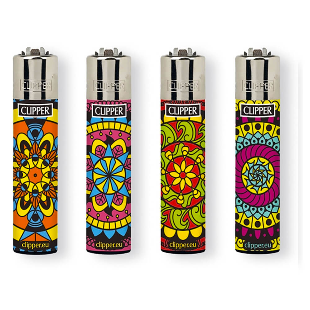 Clipper Lighters Mandala Pattern