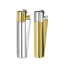 Load image into Gallery viewer, Clipper™ Gold And Silver Metal Premium Lighters

